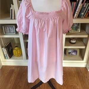 Show Me Your MuMu Pink Puff Sleeve Annalynne Mini Dress Size Medium